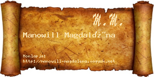 Manowill Magdaléna névjegykártya